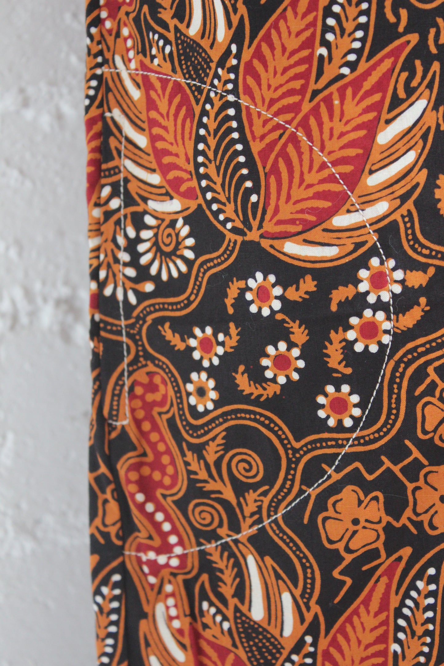 Sekar Jagad Burnt Orange and Russet Overalls