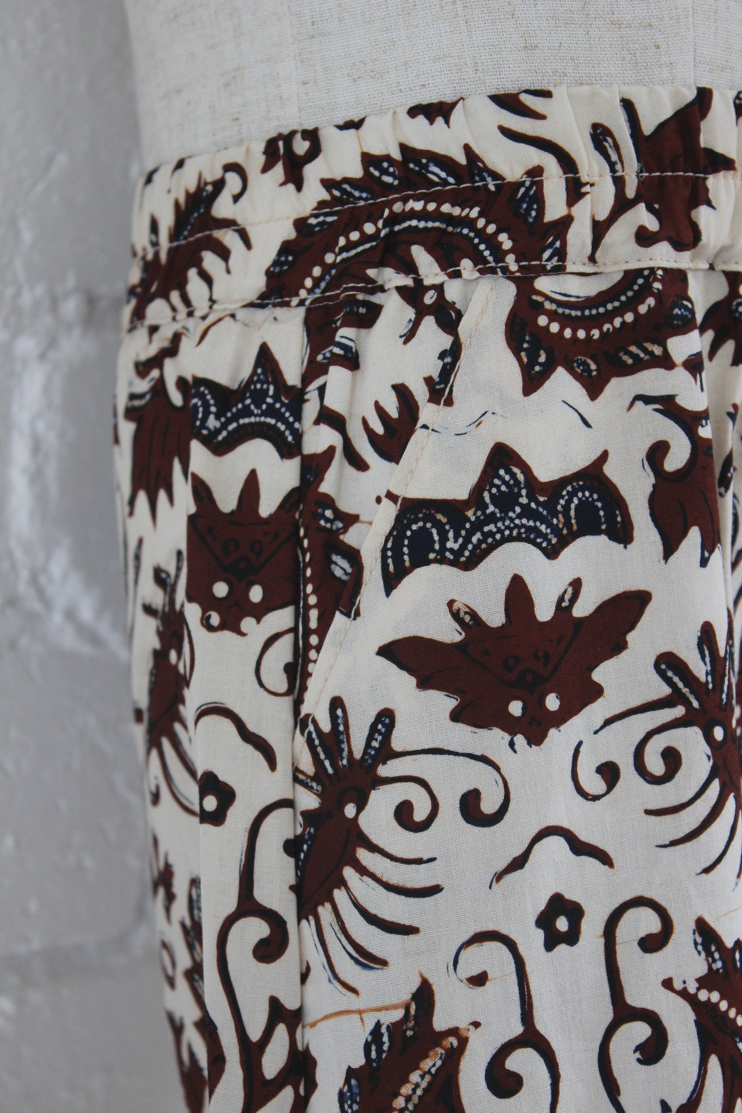 Walang Kekek Natural and Dark Rust Long Pants