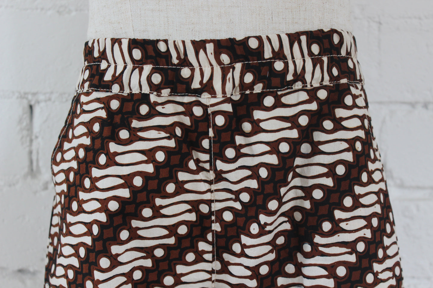 Parang Brown and Natural Long Pants