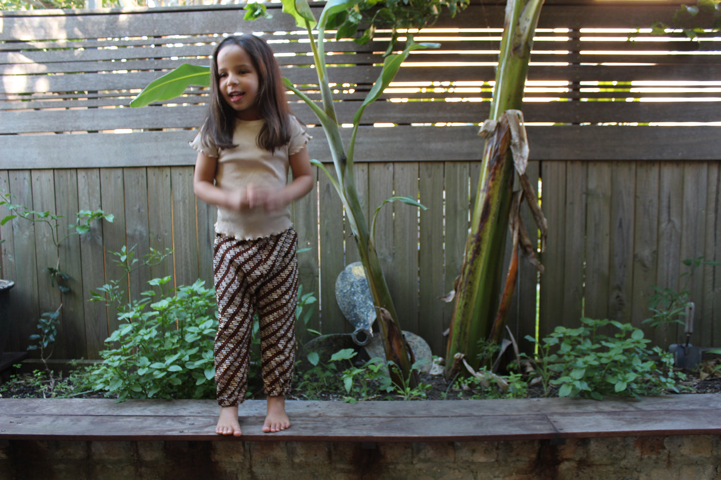 Parang Natural and Light Rust Long Pants