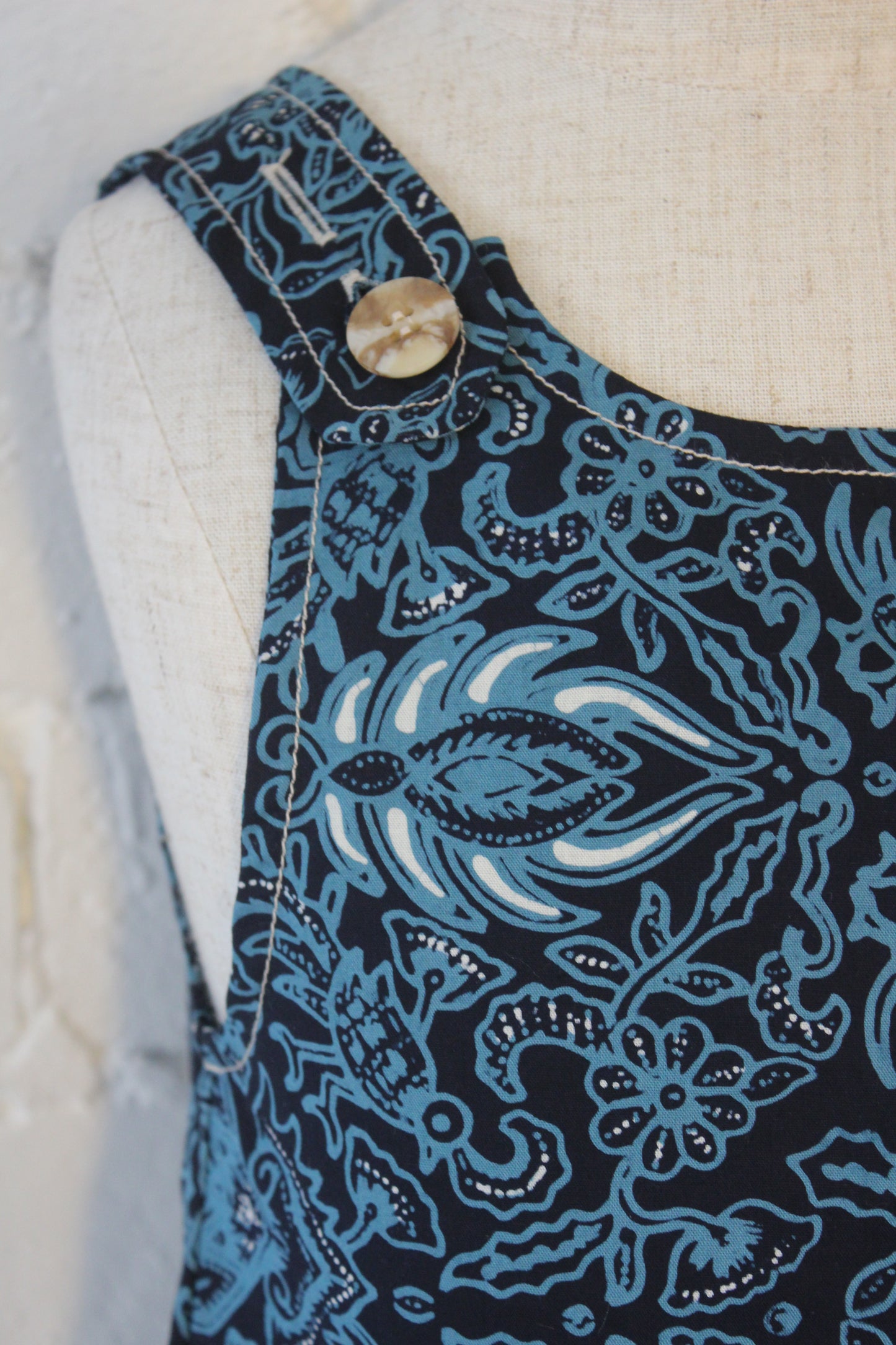 Cuwiri Midnight and Aqua Overalls