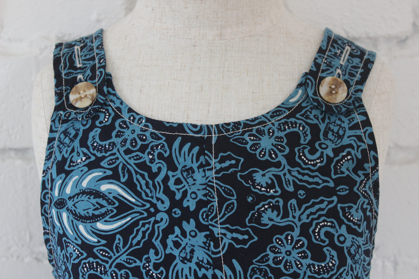 Cuwiri Midnight and Aqua Overalls