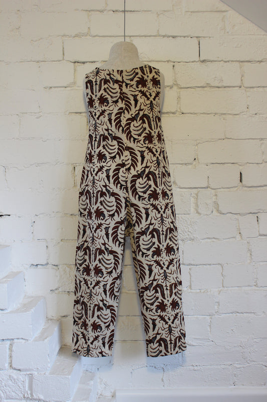 Walang Kekek Fine Natural and Brown Overalls