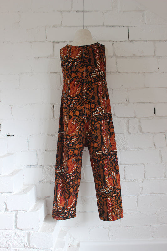 Sekar Jagad Burnt Orange and Russet Overalls