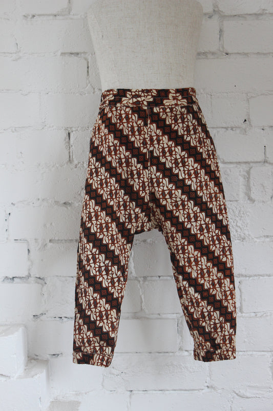 Parang Rust and Black Long Pants