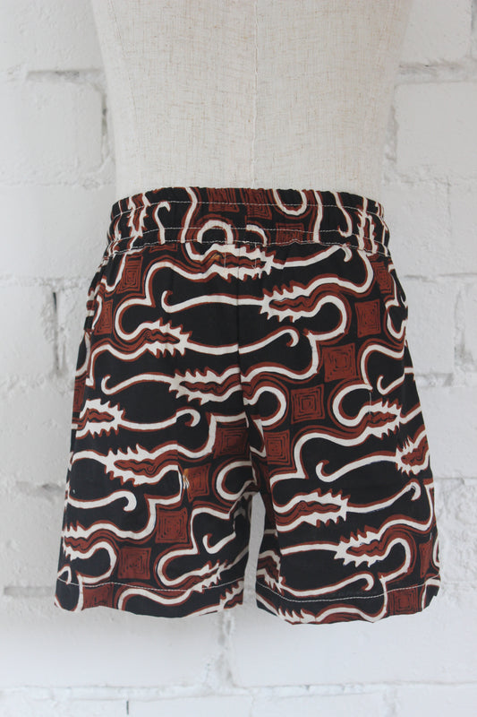 Parang Rust And Black Shorts