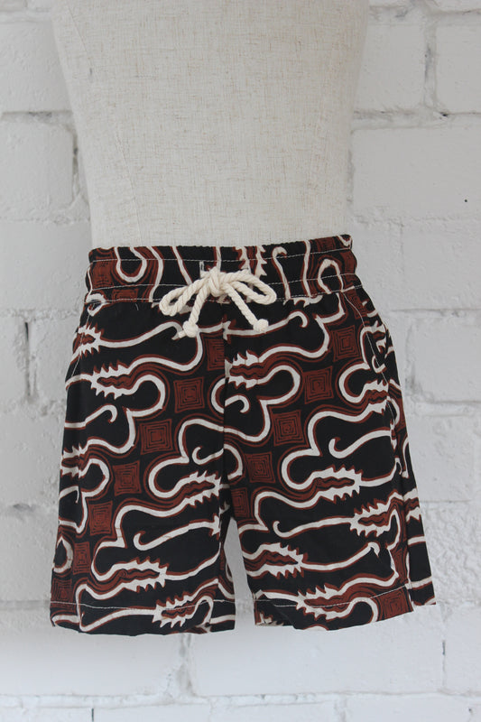 Parang Rust And Black Shorts