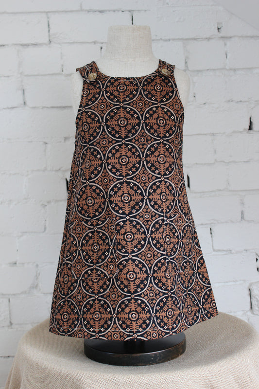 Nitik Clay Pinafore Dress
