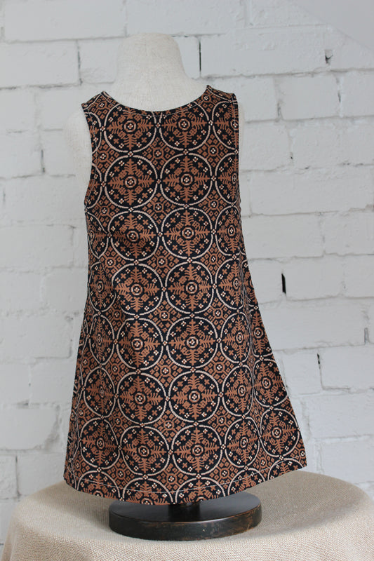 Nitik Clay Pinafore Dress