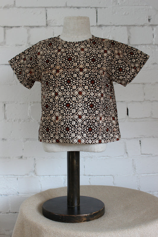 Nitik Natural Woven Short Sleeve Shirt