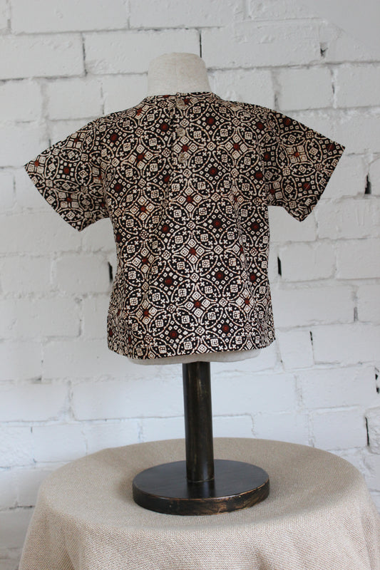 Nitik Natural Woven Short Sleeve Shirt