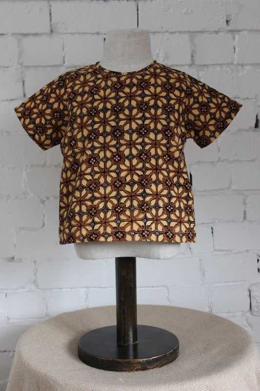 Ceplok Honeycomb Woven Short Sleeve Shirt