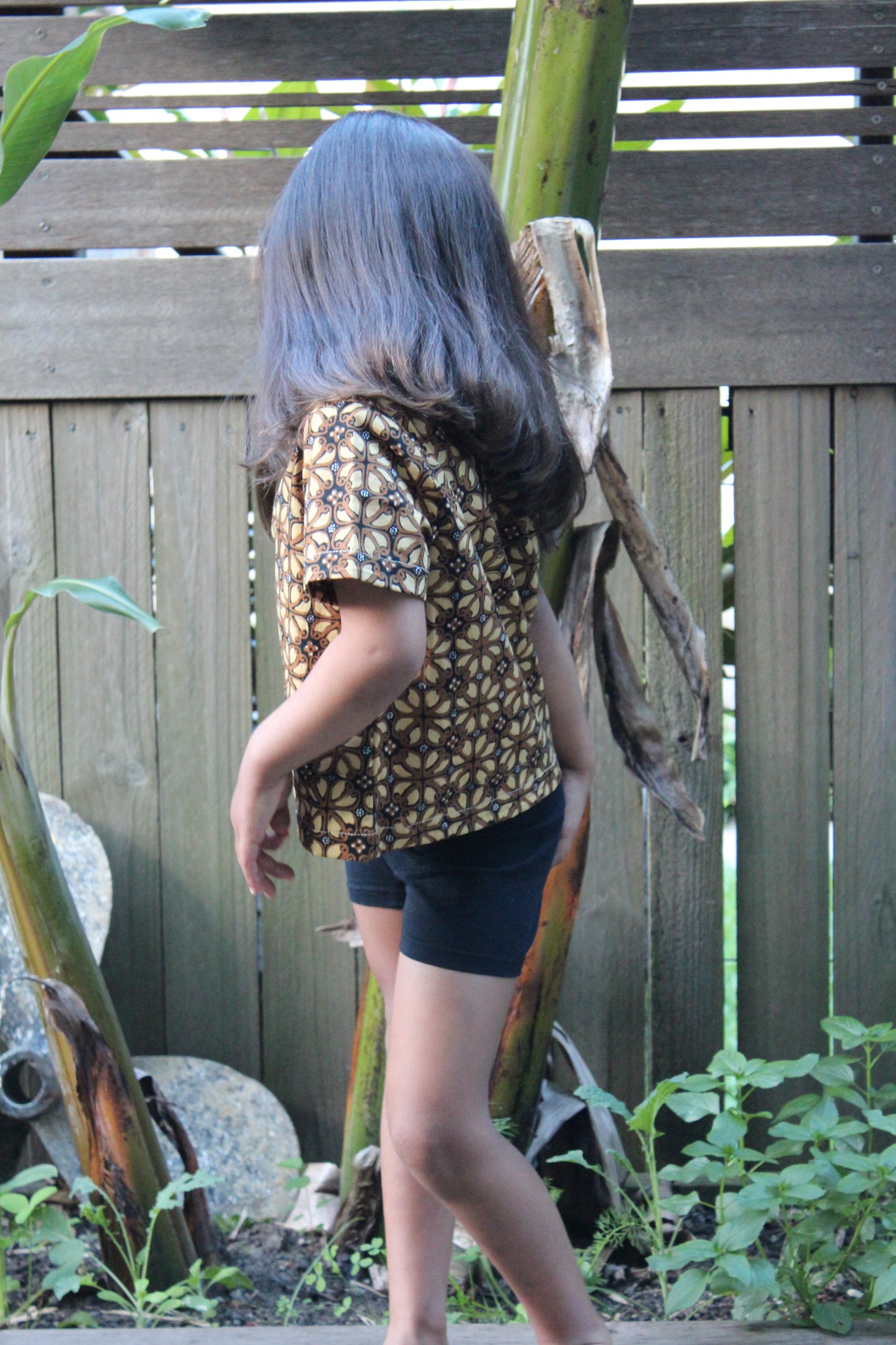 Ceplok Honeycomb Woven Short Sleeve Shirt