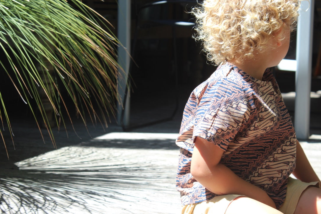 Parang Clay and Desert Woven Short Sleeve Shirt