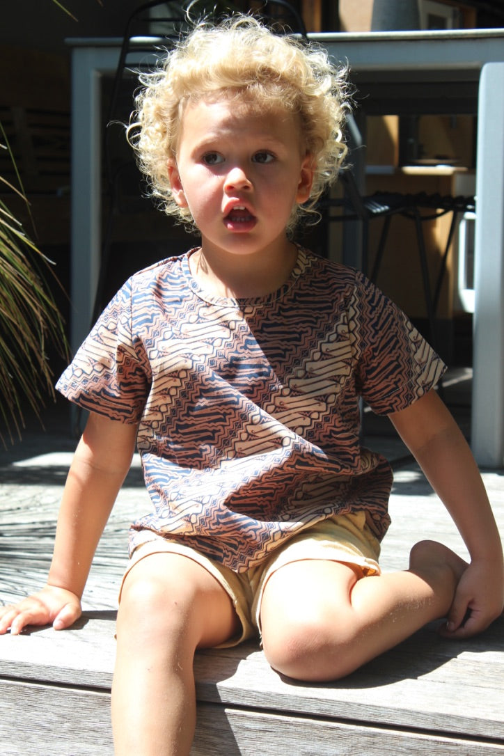 Parang Clay and Desert Woven Short Sleeve Shirt